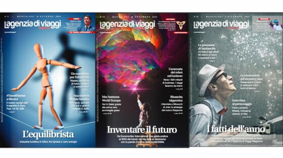 Un anno di notizie: le cover de L’Agenzia di Viaggi Magazine