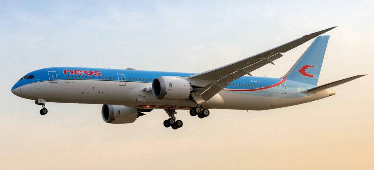 Neos, nuovo Boeing in arrivo grazie all’accordo con Etf Airways