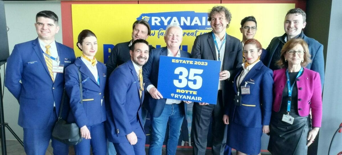 Ryanair potenzia l’operativo da Torino per l’estate