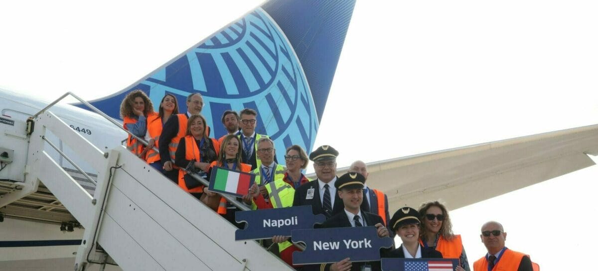 United raddoppia in estate il volo Napoli-New York