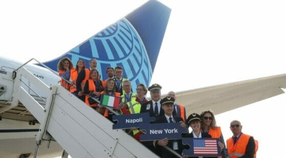 United raddoppia in estate il volo Napoli-New York