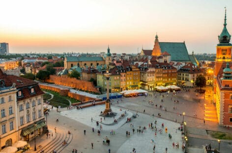 Il t.o. Estland spinge sui city break a Varsavia