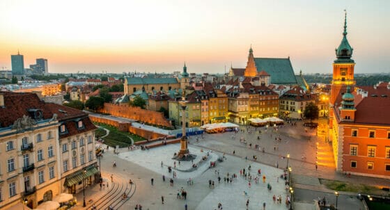 Il t.o. Estland spinge sui city break a Varsavia