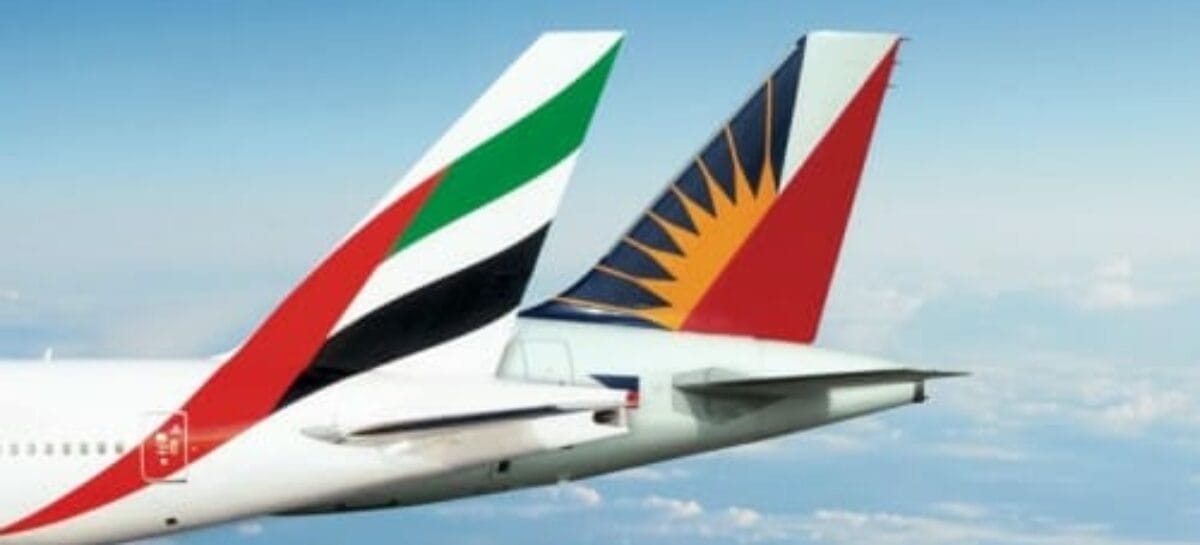 Emirates, accordo di interline con Philippine Airlines