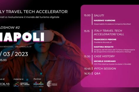 Il roadshow Italy Travel Tech Accelerator fa tappa a Napoli