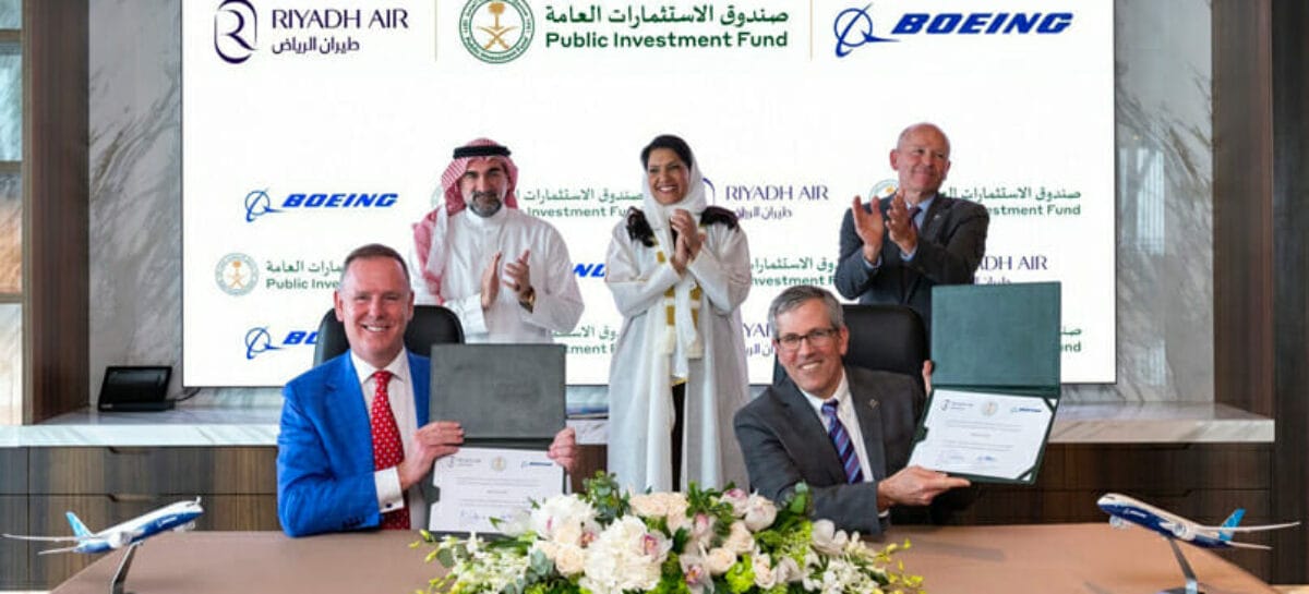 Riyadh Air e Saudia: maxi ordine a Boeing per gli aerei 787