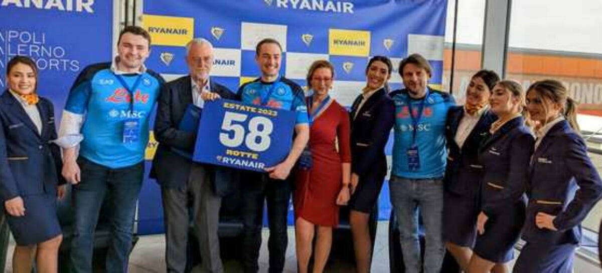Ryanair potenzia il network estivo di Napoli e annuncia sei nuove rotte
