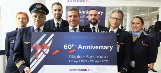 Air France celebra i sessant’anni della rotta Napoli-Parigi