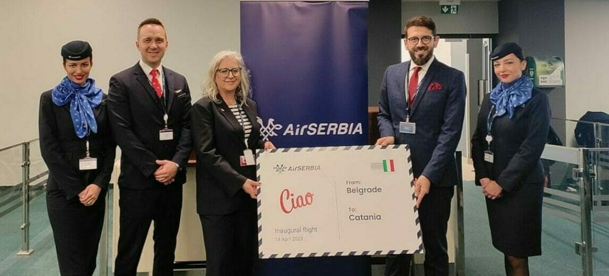Air Serbia avvia il volo diretto Catania-Belgrado
