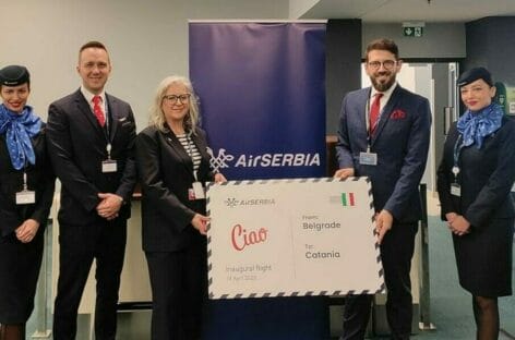 Air Serbia avvia il volo diretto Catania-Belgrado