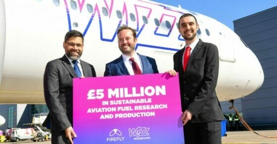 Aviazione green: Wizz Air investe 5 milioni di sterline per produrre Saf