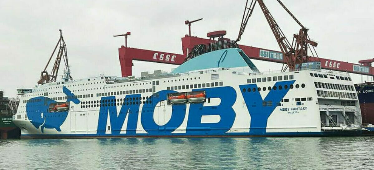 Dalla Cina arriva Moby Fantasy: viaggerà sulla Livorno-Olbia