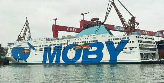 Dalla Cina arriva Moby Fantasy: viaggerà sulla Livorno-Olbia