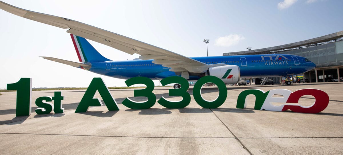 Ita Airways riceve il primo aeromobile A330-900