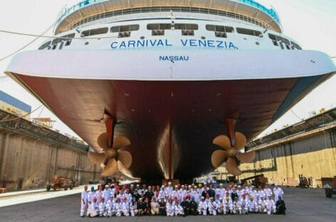 Carnival rinnova la livrea dell’ex Costa Venezia: debutto il 29 maggio