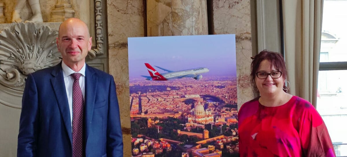 Qantas, dal 18 giugno riparte il volo Roma-Sidney via Perth