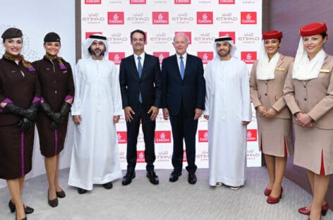 Alleanza Emirates-Etihad: biglietto unico per voli a Dubai e Abu Dhabi