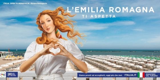 Venere, il cuore e la campagna “L’Emilia Romagna ti aspetta”