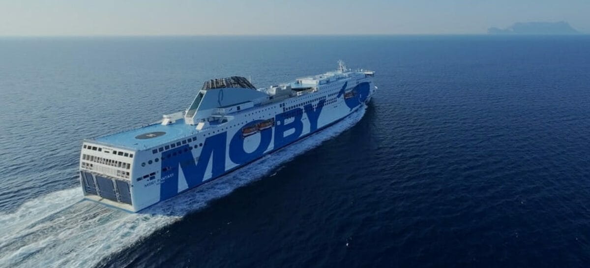 Moby battezza Fantasy, il traghetto più grande del mondo