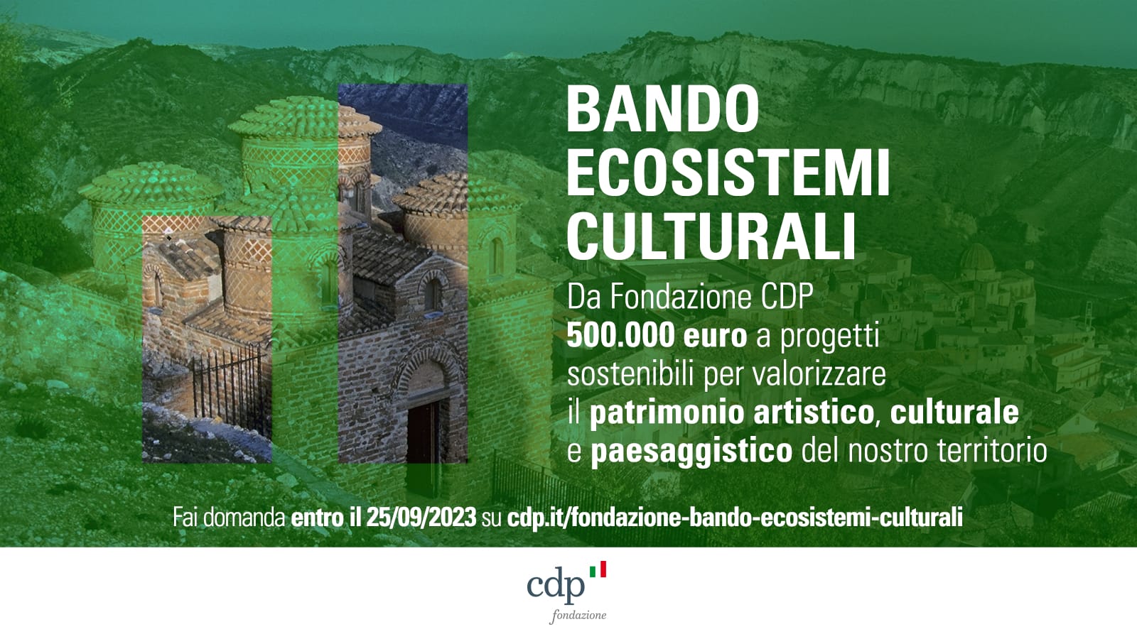 Grafica Bando Ecosistemi culturali_fondazione CDP