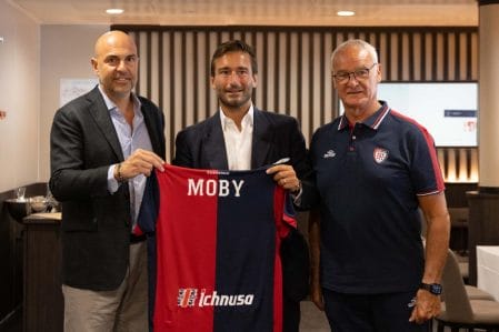 Moby maglia Cagliari Calcio