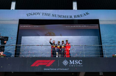 Msc Crociere title sponsor della Formula Uno fino al 2026