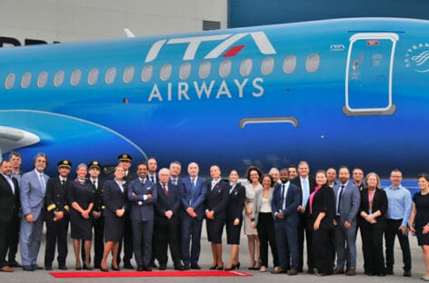 Ita Airways, entra in flotta il primo A220 in livrea azzurra