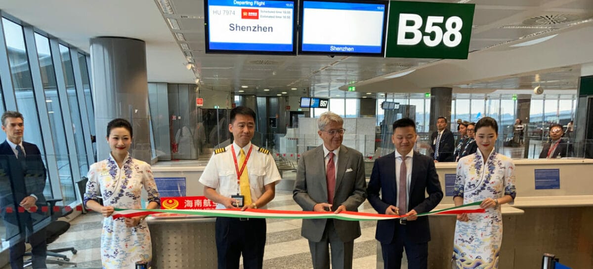 Hainan Airlines, al via il nuovo volo Malpensa-Shenzhen