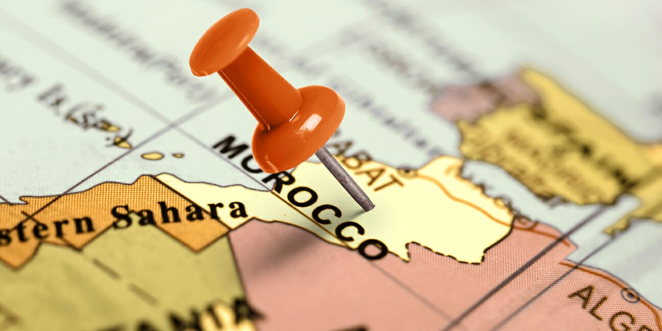 Marocco mappa