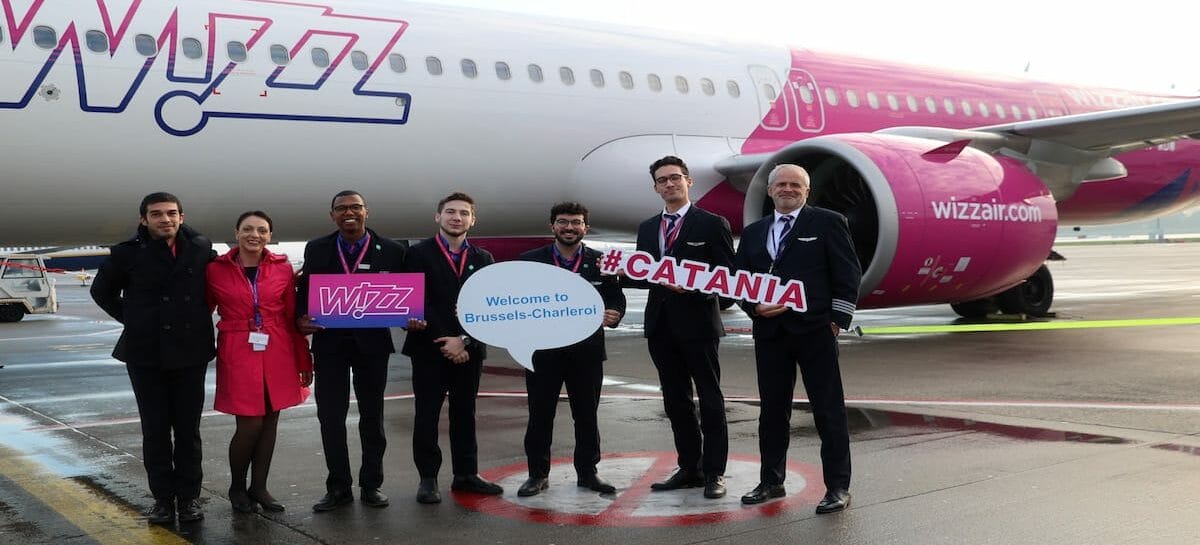 Wizz Air inaugura la rotta Catania-Bruxelles