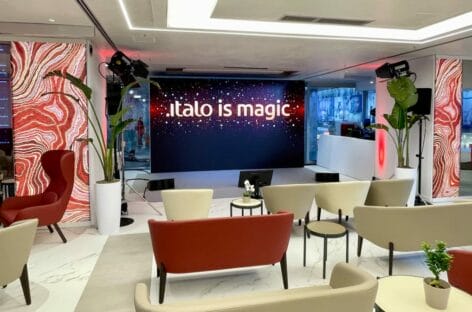 Roma Termini, inaugurata la Lounge Italo Club da 300 mq