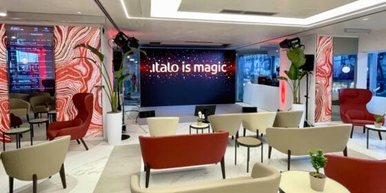 Roma Termini, inaugurata la Lounge Italo Club da 300 mq