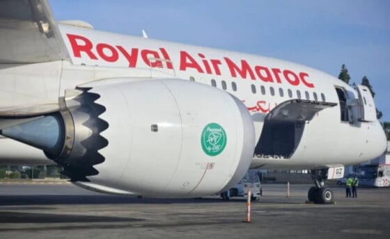 Royal Air Maroc lancia il primo volo a emissioni zero dall’Africa