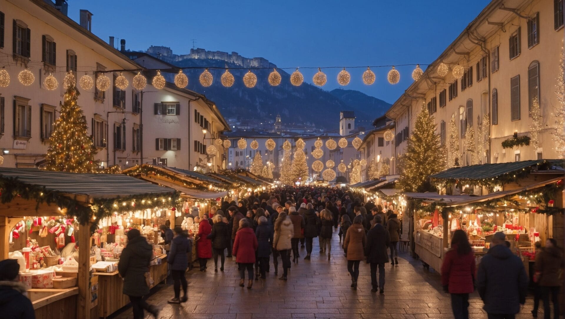 Turisti mercatino Bolzano