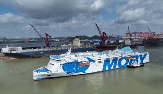 Moby prende in consegna Legacy, il traghetto cinese di ultima generazione