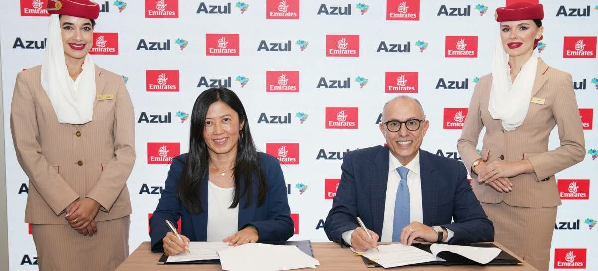 Emirates e Azul “uniscono” i loro programmi fedeltà