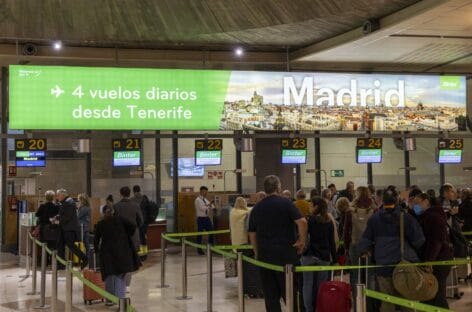 Binter, attivi i collegamenti tra Madrid e le Canarie