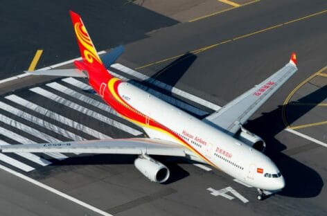 Cina, Hainan Airlines lancia il volo nostop Milano-Chongqing