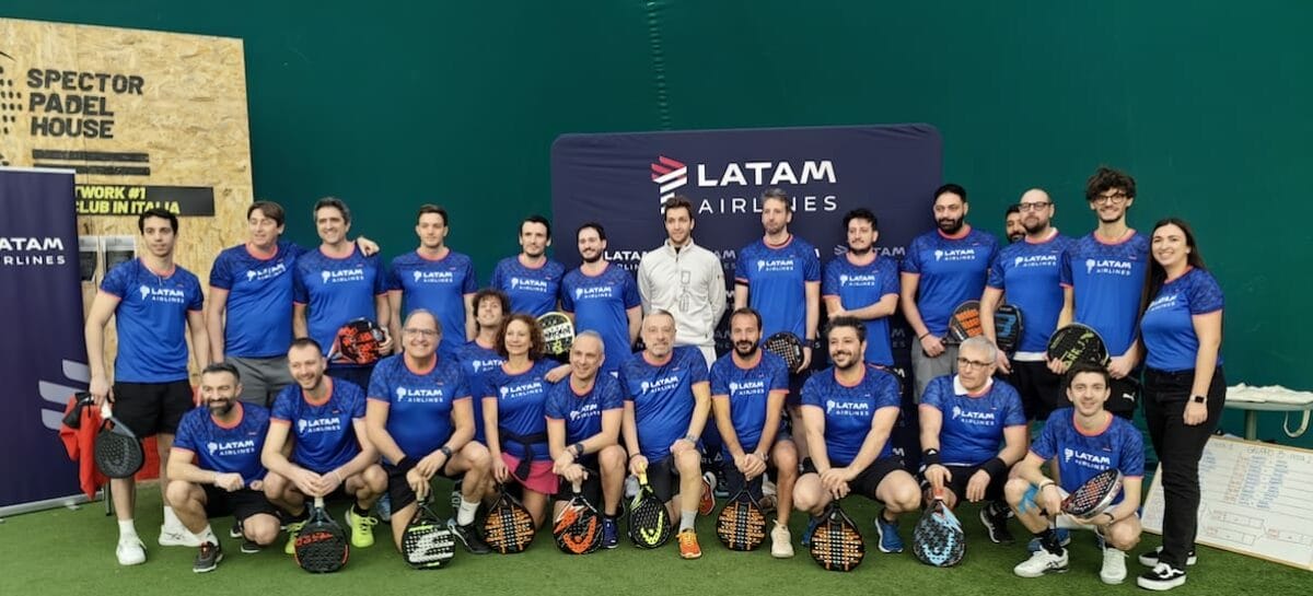 Latam Airlines lancia la Padel League per agenti di viaggi