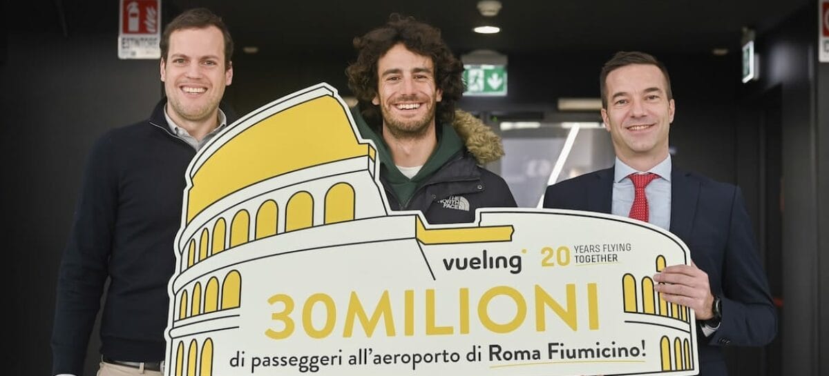 Vueling compie vent’anni: “30 milioni di pax su Fiumicino”