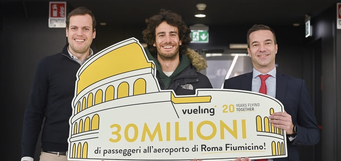 Vueling 30MIL passeggeri FCO ufficio stampa