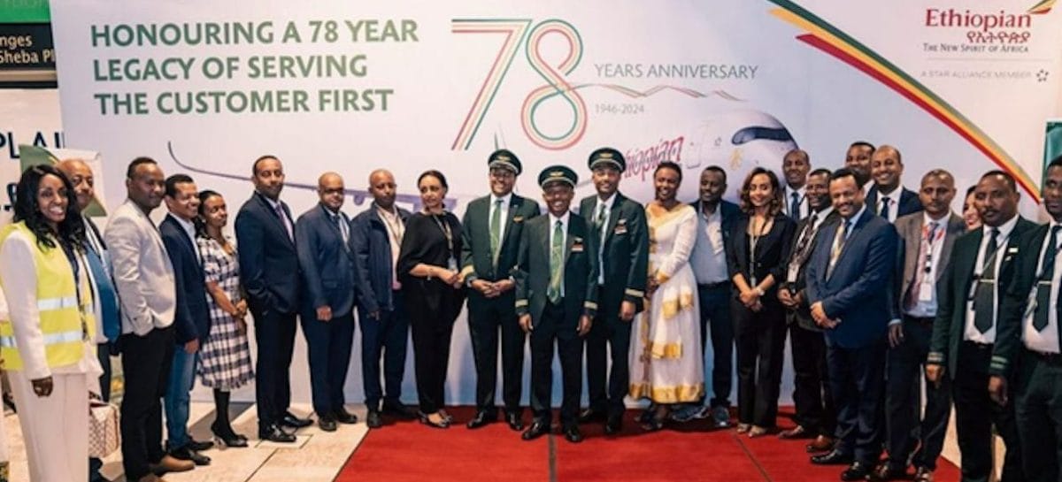 Ethiopian Airlines compie 78 anni e festeggia sulla tratta storica Addis Abeba-Il Cairo