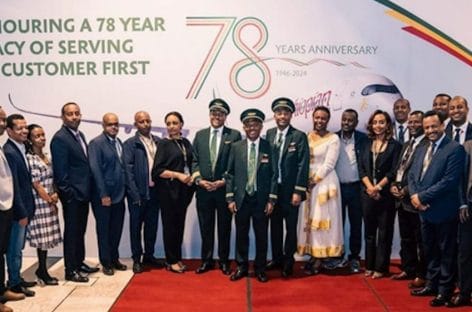 Ethiopian Airlines compie 78 anni e festeggia sulla tratta storica Addis Abeba-Il Cairo