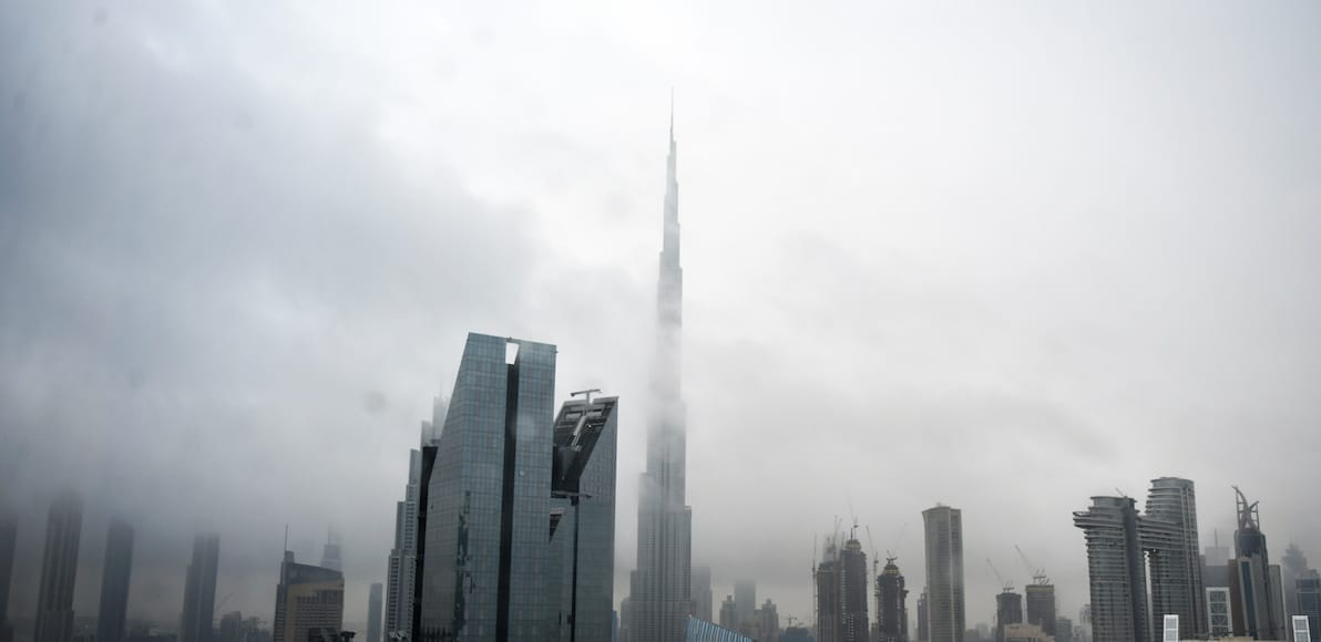 Dubai pioggia adobe