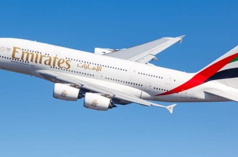 Emirates raddoppia sulla Roma-Dubai: volerà con l’A380