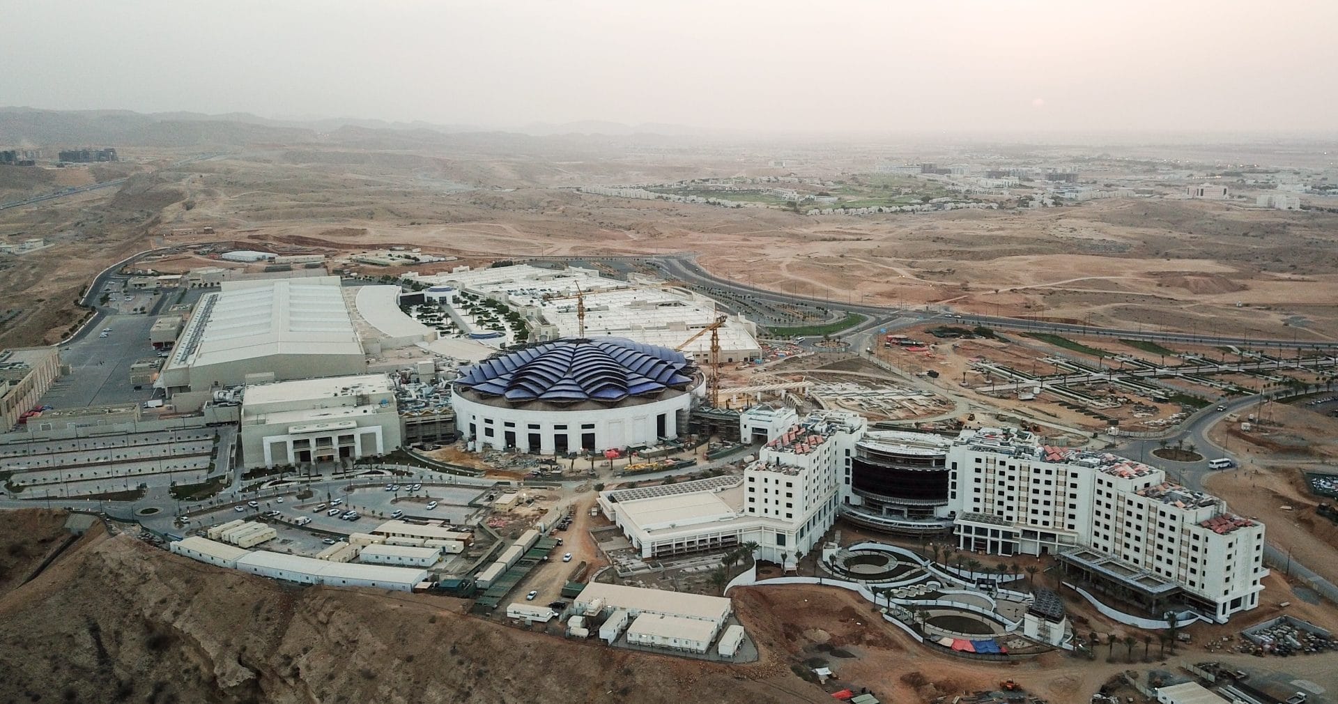 Oman Convention and Exhibition Centre - April 2018 Aerial uff st