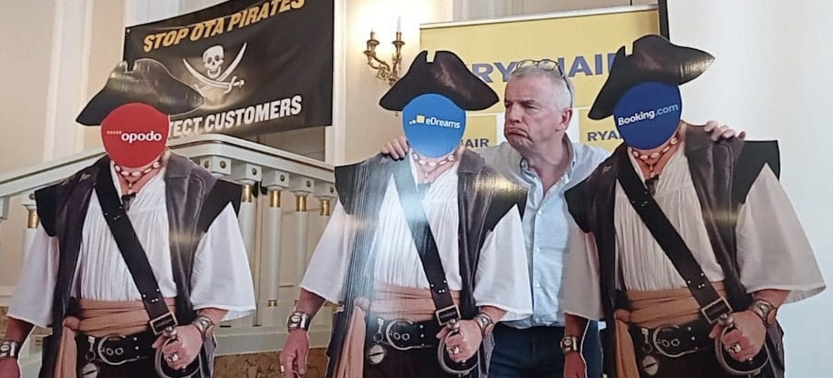 Crociata Ryanair anti Ota pirata. Show di O’Leary in Italia