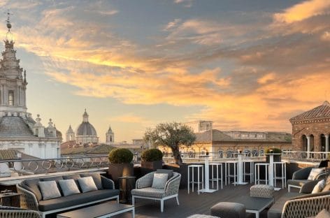 Sui tetti di Roma apre Divinity, il food lab stellato di The Pantheon Iconic