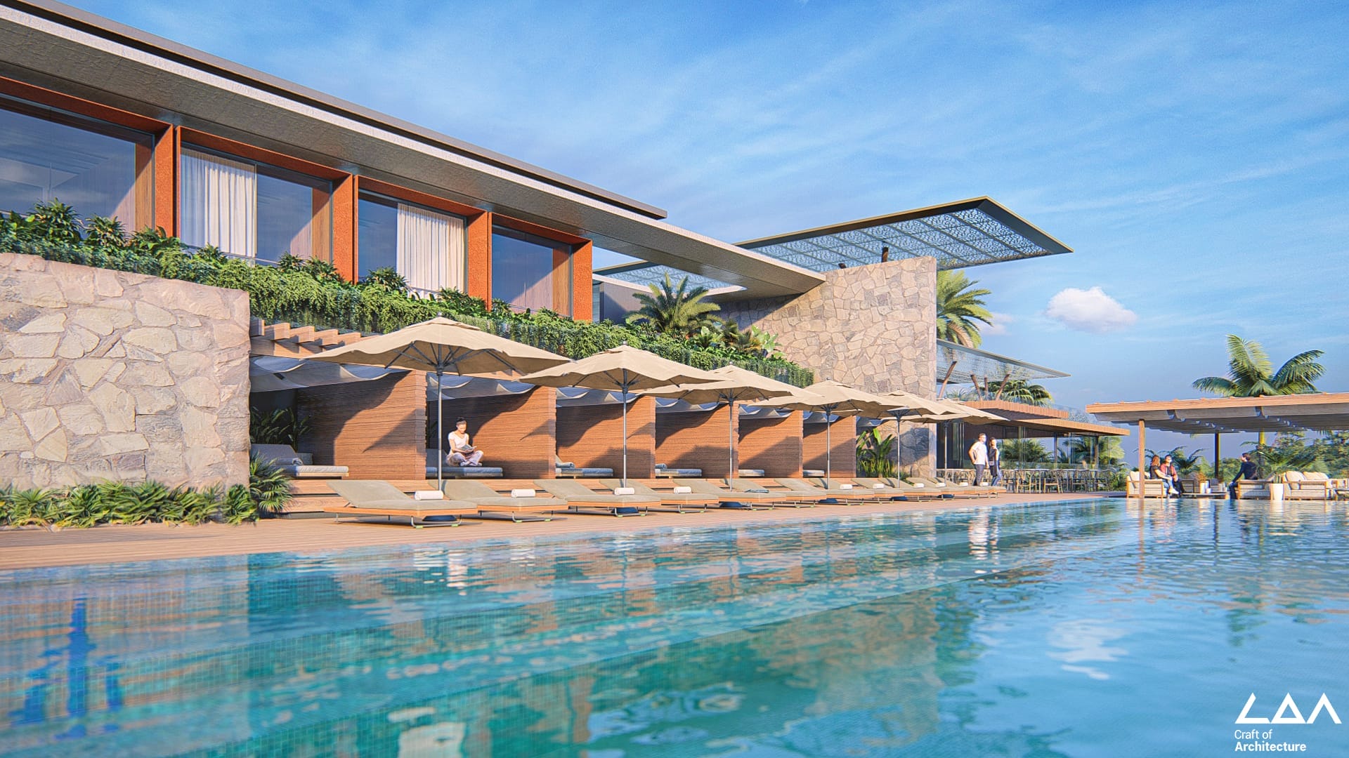 EC Clubhouse Spa- View Club Med Sudafrica rendering uff st