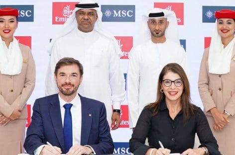 Emirates e Msc rinnovano per due anni la partnership sul Fly&Cruise